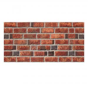 Set 6 pezzi Pannelli di Rivestimento parete e altre superfici Decorazione Modulare 50x100 cm MURO ROSSO       del brand Lupia, categoria: Arredo e decorazioni > Decorazioni da parete > Pannelli di rivestimento.