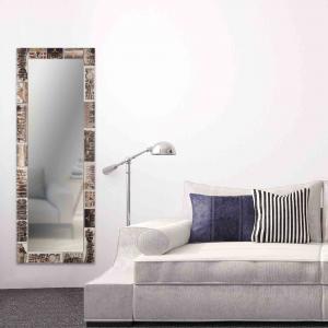 Specchio da parete lungo moderno VOYAGER 44x127 cm con cornice stampata - Voyager  Black del brand Lupia, categoria: Complementi d'arredo > Specchi e specchiere > Specchi da parete.