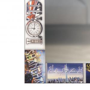 Specchio da parete lungo moderno VOYAGER 44x127 cm con cornice stampata - Voyager  Color del brand Lupia, categoria: Complementi d'arredo > Specchi e specchiere > Specchi da parete.