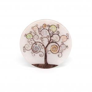 Sottopentola in Vetro temperato stampato a colori Collezione Albero della Vita TREE diametro 21 cm - TREE del brand Lupia, categoria: Idee regalo e bomboniere > Bomboniere > Bomboniere Segnaposto, disponibile su Vorreishop.