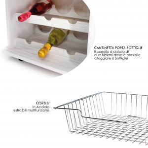 Carrello cucina salvaspazio legno NEW Portafrutta multiuso misure 47x39 Altezza 85 cm WHITE BLACKBOARD    del brand Lupia, categoria: Collezioni > BLACKBOARD Caffe' stile Lavagna > BLACKBOARD Caffe' stile lavagna.