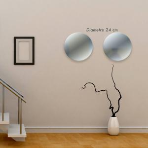 Specchio circolare, tondo a filo lucido  - diametro 16 cm set 3 pz del brand Lupia, categoria: Complementi d'arredo > Specchi e specchiere > Specchi da parete.