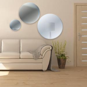 Specchio circolare, tondo a filo lucido  - diametro 16 cm set 3 pz del brand Lupia, categoria: Complementi d'arredo > Specchi e specchiere > Specchi da parete.