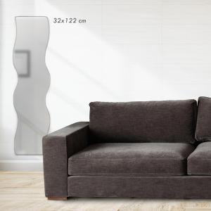 Specchio da parete ONDA a filo lucido  - 32x122 cm del brand Lupia, categoria: Complementi d'arredo > Specchi e specchiere > Specchi da parete.