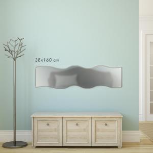 Specchio da parete ONDA a filo lucido  - 32x122 cm del brand Lupia, categoria: Complementi d'arredo > Specchi e specchiere > Specchi da parete.