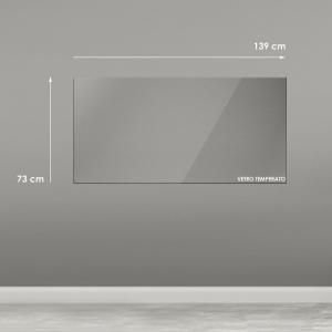 Lupia - Quadro Moderno Stampa su Vetro Temperato GLASS THREE WHITE | Alta Definizione e Lucentezza di Colori | Design Elegante per Soggiorno, Camera, Ufficio | Facile da Appendere, 73x139 cm, Vetro del brand Lupia, categoria: Arredo e decorazioni > Quadri e Tele > Quadri su vetro.