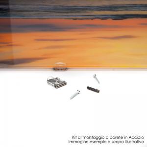 Lupia - Quadro Moderno Stampa su Vetro Temperato GLASS THREE WHITE | Alta Definizione e Lucentezza di Colori | Design Elegante per Soggiorno, Camera, Ufficio | Facile da Appendere, 73x139 cm, Vetro del brand Lupia, categoria: Arredo e decorazioni > Quadri e Tele > Quadri su vetro.