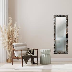 Specchio da parete lungo Moderno VINTAGE 44x127 cm con cornice stampata - Vintage  Black del brand Lupia, categoria: Complementi d'arredo > Specchi e specchiere > Specchi da parete.