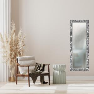 Specchio da parete lungo Moderno LETTERS 44x127 cm con cornice stampata - Letters   Black del brand Lupia, categoria: Complementi d'arredo > Specchi e specchiere > Specchi da parete.