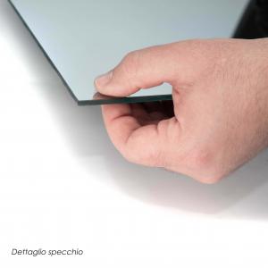 Specchio da parete MIRROR SHABBY CHIC 40x65 cm colore Bianco del brand Lupia, categoria: Complementi d'arredo > Specchi e specchiere > Specchi da parete.