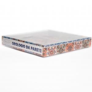 Orologio da parete moderno o da appoggio design TILES Maiolica in Ceramica Ã˜ 30 cm del brand Giardini di Marzo, categoria: Complementi d'arredo > Orologi > Orologi da parete.