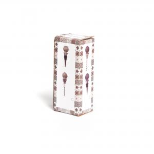 Tappo per bottiglie di vino e Cavatappi 4x10 cm, a forma di Pumo salentino decorazione pugliese del brand Giardini di Marzo, categoria: Idee regalo e bomboniere > Bomboniere > Bomboniere Segnaposto.