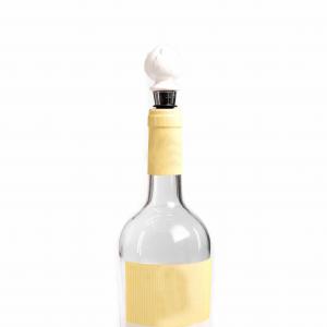 Tappo per bottiglie di vino e Cavatappi 4x10 cm, a forma di Pumo salentino decorazione pugliese del brand Giardini di Marzo, categoria: Idee regalo e bomboniere > Bomboniere > Bomboniere Segnaposto.