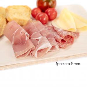 Tagliere da cucina in legno Classico con manico 23,5x40 cm, Vassoio Aperitivo rettangolare legno di betulla del brand Lupia, categoria: Tavola e cucina > Spianatoie, Taglieri e Vassoi > Taglieri, disponibile su Vorreishop.