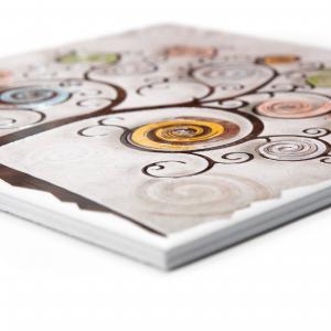 Set 4 QUADRI Albero della vita su CERAMICA cornice Shabby MODERN White TREE - 18x18 cm del brand Lupia, categoria: Arredo e decorazioni > Quadri e Tele > Quadri su ceramica.