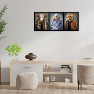 Quadro moderno Stampa su Tela CANVAS WORLD 52x122 cm SURREAL ANIMALS del brand Lupia, categoria: Arredo e decorazioni > Quadri e Tele > Quadri su tela.