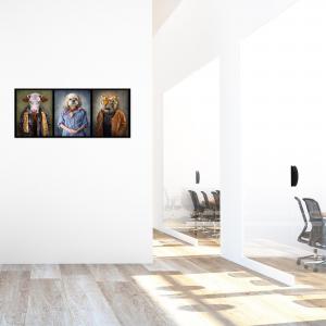 Quadro moderno Stampa su Tela CANVAS WORLD 52x122 cm SURREAL ANIMALS del brand Lupia, categoria: Arredo e decorazioni > Quadri e Tele > Quadri su tela.