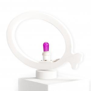 Lampada da tavolo o parete in legno PALLONCINO 21x21 cm LUMINARIA d'arredo pugliese - Lampadina Bianco Caldo del brand Lupia, categoria: Artigianato salentino > Luminarie Salentine > Luminaria.