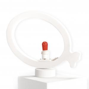 Lampada da tavolo o parete in legno PALLONCINO 21x21 cm LUMINARIA d'arredo pugliese - Lampadina Bianco Caldo del brand Lupia, categoria: Artigianato salentino > Luminarie Salentine > Luminaria, disponibile su Vorreishop.