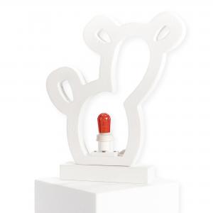 Lampada da tavolo in legno FICO O CACTUS 21x21 cm LUMINARIA d'arredo pugliese - Lampadina Bianco Caldo del brand Lupia, categoria: Artigianato salentino > Luminarie Salentine > Luminaria.