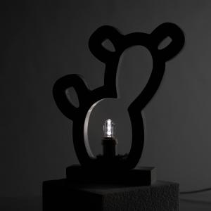 Lampada da tavolo in legno FICO O CACTUS 21x21 cm LUMINARIA d'arredo pugliese - Lampadina Bianco Caldo del brand Lupia, categoria: Artigianato salentino > Luminarie Salentine > Luminaria.