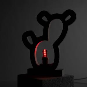 Lampada da tavolo in legno FICO O CACTUS 21x21 cm LUMINARIA d'arredo pugliese - Lampadina Bianco Caldo del brand Lupia, categoria: Artigianato salentino > Luminarie Salentine > Luminaria.