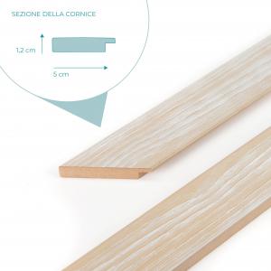 Specchiera da terra mirror con cornice Boston 40x156 cm - Grigia del brand Vorreishop, categoria: Complementi d'arredo > Specchi e specchiere > Specchi da terra.