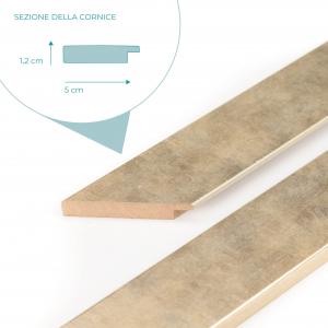 Specchiera da terra mirror con cornice Boston 40x156 cm - Grigia del brand Vorreishop, categoria: Complementi d'arredo > Specchi e specchiere > Specchi da terra.