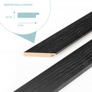 Specchiera da terra mirror con cornice Boston 40x156 cm - Grigia del brand Vorreishop, categoria: Complementi d'arredo > Specchi e specchiere > Specchi da terra.