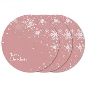 Sottotutto decorato Rosso in Legno Rotondo Sotto bicchiere, piatto, pentola Natale CHRISTMAS F Merry Christmas - 32 cm 1 pz del brand Lupia, categoria: Tavola e cucina > Accessori per la Tavola > Sottopentole, Sottopiatti e Sottobicchieri.