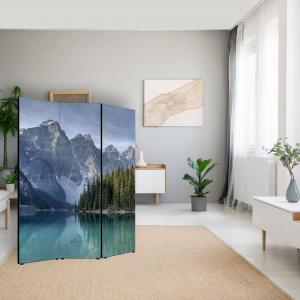 Separe' per interni, Divisorio 135,6 x H 176 x P 3,1 cm ALASKA paravento 3 Ante in legno con Tele stampate fronte retro Soggetto unico del brand Lupia, categoria: Complementi d'arredo > Paraventi e separÃ¨ > Paraventi decorativi bifacciali.