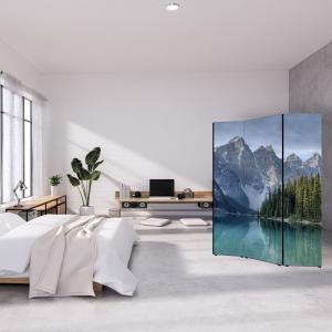 Separe' per interni, Divisorio 135,6 x H 176 x P 3,1 cm ALASKA paravento 3 Ante in legno con Tele stampate fronte retro Soggetto unico del brand Lupia, categoria: Complementi d'arredo > Paraventi e separÃ¨ > Paraventi decorativi bifacciali.