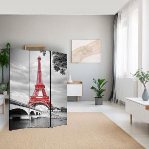 Separe' per interni, Divisorio 135,6 x H 176 x P 3,1 cm EIFFEL ROUGE paravento 3 Ante in legno con Tele stampate fronte retro Soggetto unico del brand Lupia, categoria: Complementi d'arredo > Paraventi e separÃ¨ > Paraventi decorativi bifacciali.