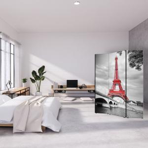 Separe' per interni, Divisorio 135,6 x H 176 x P 3,1 cm EIFFEL ROUGE paravento 3 Ante in legno con Tele stampate fronte retro Soggetto unico del brand Lupia, categoria: Complementi d'arredo > Paraventi e separÃ¨ > Paraventi decorativi bifacciali.