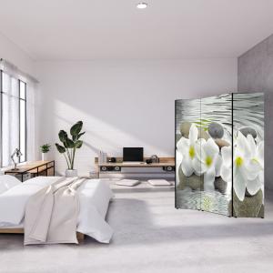 Separe' per interni, Divisorio 135,6 x H 176 x P 3,1 cm FLOWER paravento 3 Ante in legno con Tele stampate fronte retro Soggetto unico del brand Lupia, categoria: Complementi d'arredo > Paraventi e separÃ¨ > Paraventi decorativi bifacciali.