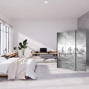 Separe' per interni, Divisorio 135,6 x H 176 x P 3,1 cm FOUR HORSES paravento 3 Ante in legno con Tele stampate fronte retro Soggetto unico del brand Lupia, categoria: Complementi d'arredo > Paraventi e separÃ¨ > Paraventi decorativi bifacciali.