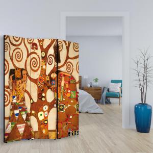 Separe' per interni, Divisorio 135,6 x H 176 x P 3,1 cm L'ALBERO DELLA VITA paravento 3 Ante in legno con Tele stampate fronte retro Soggetto unico del brand Lupia, categoria: Complementi d'arredo > Paraventi e separÃ¨ > Paraventi decorativi bifacciali.