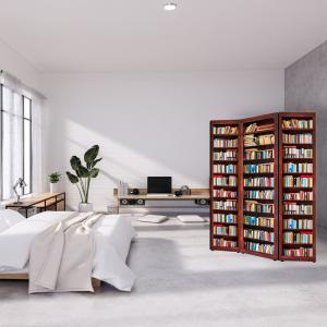 Separe' per interni, Divisorio 135,6 x H 176 x P 3,1 cm LIBRERIA paravento 3 Ante in legno con Tele stampate fronte retro Soggetto unico del brand Lupia, categoria: Complementi d'arredo > Paraventi e separÃ¨ > Paraventi decorativi bifacciali.