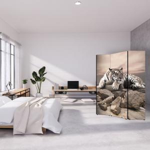 Separe' per interni, Divisorio 135,6 x H 176 x P 3,1 cm TIGRE paravento 3 Ante in legno con Tele stampate fronte retro Soggetto unico del brand Lupia, categoria: Complementi d'arredo > Paraventi e separÃ¨ > Paraventi decorativi bifacciali.