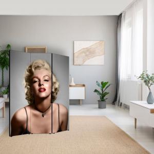 Separe' per interni, Divisorio 135,6 x H 176 x P 3,1 cm MARILYN COLOR paravento 3 Ante in legno con Tele stampate fronte retro Soggetto unico del brand Lupia, categoria: Complementi d'arredo > Paraventi e separÃ¨ > Paraventi decorativi bifacciali.