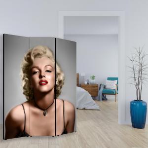 Separe' per interni, Divisorio 135,6 x H 176 x P 3,1 cm MARILYN COLOR paravento 3 Ante in legno con Tele stampate fronte retro Soggetto unico del brand Lupia, categoria: Complementi d'arredo > Paraventi e separÃ¨ > Paraventi decorativi bifacciali.