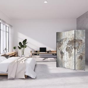 Separe' per interni, Divisorio 135,6 x H 176 x P 3,1 cm WORLD GEOGRAPHIC paravento 3 Ante in legno con Tele stampate fronte retro Soggetto unico del brand Lupia, categoria: Complementi d'arredo > Paraventi e separÃ¨ > Paraventi decorativi bifacciali.