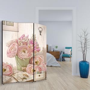 Separe' per interni, Divisorio 135,6 x H 176 x P 3,1 cm ROMANTIC LYRICS paravento 3 Ante in legno con Tele stampate fronte retro Soggetto unico del brand Lupia, categoria: Complementi d'arredo > Paraventi e separÃ¨ > Paraventi decorativi bifacciali.