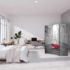 Separe' per interni, Divisorio 135,6 x H 176 x P 3,1 cm PARAPLUIE A PARIS paravento 3 Ante in legno con Tele stampate fronte retro Soggetto unico del brand Lupia, categoria: Complementi d'arredo > Paraventi e separÃ¨ > Paraventi decorativi bifacciali.