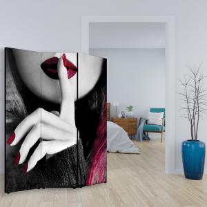 Separe' per interni, Divisorio 135,6 x H 176 x P 3,1 cm NEW YORK PURPLE SILENCE paravento 3 Ante in legno con Tele stampate fronte retro Soggetto unico del brand Lupia, categoria: Complementi d'arredo > Paraventi e separÃ¨ > Paraventi decorativi bifacciali.