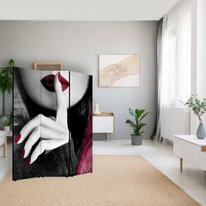 Separe' per interni, Divisorio 135,6 x H 176 x P 3,1 cm NEW YORK PURPLE SILENCE paravento 3 Ante in legno con Tele stampate fronte retro Soggetto unico del brand Lupia, categoria: Complementi d'arredo > Paraventi e separÃ¨ > Paraventi decorativi bifacciali.