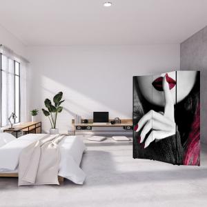 Separe' per interni, Divisorio 135,6 x H 176 x P 3,1 cm NEW YORK PURPLE SILENCE paravento 3 Ante in legno con Tele stampate fronte retro Soggetto unico del brand Lupia, categoria: Complementi d'arredo > Paraventi e separÃ¨ > Paraventi decorativi bifacciali.