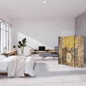 Separe' per interni, Divisorio 135,6 x H 176 x P 3,1 cm COMPOSITION STYLE KLIMT paravento 3 Ante in legno con Tele stampate fronte retro Soggetto unico del brand Lupia, categoria: Complementi d'arredo > Paraventi e separÃ¨ > Paraventi decorativi bifacciali.