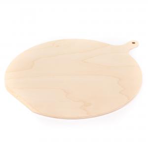 Pala per pizza in Legno di Betulla 29,5x34,8 cm Tagliere Rotondo con manico Paletta da cucina del brand Lupia, categoria: Tavola e cucina > Spianatoie, Taglieri e Vassoi > Taglieri.