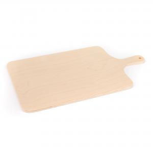Tagliere da cucina in legno Classico con manico 23,5x40 cm, Vassoio Aperitivo rettangolare legno di betulla del brand Lupia, categoria: Tavola e cucina > Spianatoie, Taglieri e Vassoi > Taglieri.